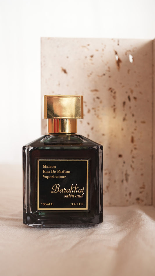 Barakkat Satin Oud 100ml - 𝙄𝙣𝙨𝙥𝙞𝙧𝙖𝙩𝙞𝙤𝙣 𝘽𝙖𝙘𝙘𝙖𝙧𝙖𝙩 𝙤𝙪𝙙 𝙨𝙖𝙩𝙞𝙣 𝙢𝙤𝙤𝙙