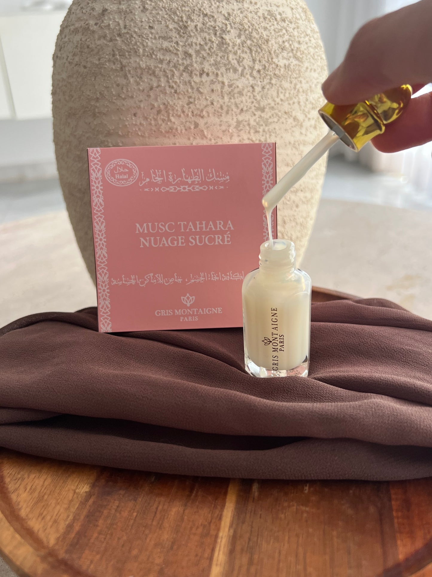Musc tahara - Nuage sucré - Gris Montaigne